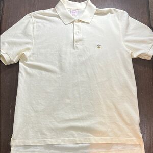 Brooks Brothers Ivory Polo Shirt